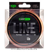 Леска монофильная CARP PRO Fluo Orange 300м, 0,405мм, 10,8кг