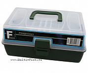 Ящик пластиковый FLAGMAN 2-х полочный, 39х14х18см