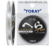 Леска флюорокарбоновая TORAY S.PRO Plus HARISU 75м, 0,08мм, #0.25