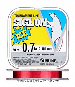 Зимняя леска Sunline Siglon ICE FISHING 50м, #2.0, 0.235мм, красная
