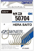 Крючки OWNER 50704 Hera Saito brown №3/0, 8шт.