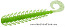 Приманка для спининга FLAGMAN Kemushi 4'' #135 Green Apple 10см 4шт