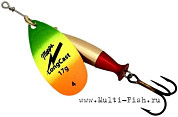 Блесна вращающаяся MEPPS Aglia Long Cast №4, 17гр., цвет tiger