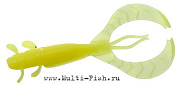 Приманка силиконовая FLAGMAN Рак FL Craw 2,5" #127 Lime Chartreuse 12см 6шт