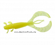 Приманка силиконовая FLAGMAN Рак FL Craw 1,8" #127 Lime Chartreuse 4,5см 8шт