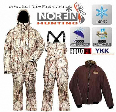 Костюм зимний Norfin Hunting NORTH RITZ 06 размер XXXL