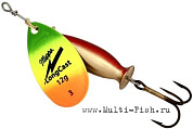 Блесна вращающаяся MEPPS Aglia Long Cast №3, 12гр., цвет tiger