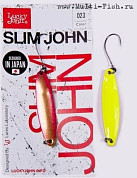Блесна колеблющаяся Lucky John SLIM JOHN длин.37мм/02.5г 023
