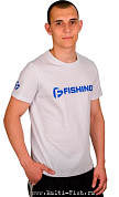 Футболка F-FISHING белая размер S