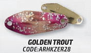 Блесна колеблющееся ZERO6 0,6g (Golden Trout)