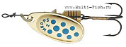Блесна вращающаяся MEPPS Comet №3, 6,5гр., цвет OR/blue