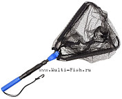 Подсачник складной F-FISHING теле голова 38х42x46см, ручка 45-86,5см