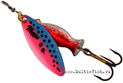 Блесна вращающаяся MEPPS Aglia Long Heavy №1, 8гр., цвет AG/rainbow S