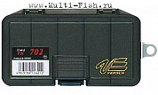 Коробка MEIHO LURE CASE VS-702 S GRY 5 отделений с разделителями 13,8х7,7х3,1см