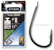 Крючки Browning SPHERE Ultra Strong чёрный никель №10, 15шт., 0,023гр.