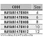Крючки HAYABUSA HISE-147 BNI №10, 15шт.