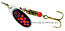 Блесна вращающаяся MEPPS Black Fury Orange №0, 2гр., цвет AG