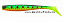 Виброхвосты Lucky John 3D BBS Series KUBIRA SWIM SHAD 9,0in, 229мм, цвет PG01, 1шт.