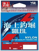 Леска нейлоновая Yoz-ami KAIJO TURIBORI SOLEIL 100м, 0,379мм, 10,13кг