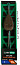 Готовая оснастка на ледкоре Carp Pro In-line Flat Pear крючок №4, 85гр.