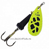 Блесна вращающаяся ILBA SPARK color №2 / 5,5гр (yellow-black)