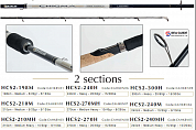 Спиннинг HERAKLES ENIGMA "Pro Series": HES2-198M (1,98мт ) 5-20гр 2 sections