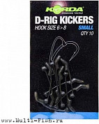 Лентяйка Korda Kickers D-Rig Green Small для крючка №6-8