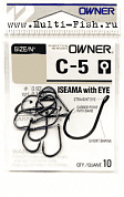 Крючки карповые OWNER 53265 Carp Iseama w/eye BC №2, 8шт.