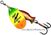 Блесна вращающаяся MEPPS Aglia Long Cast №2, 8гр., цвет tiger