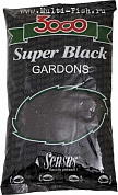 Прикормка Sensas 3000 Super BLACK Gardons 1кг