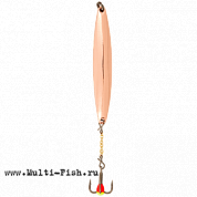 Блесна вертикальная зимняя Lucky John NAIL BLADE с цепочкой и тройником 65мм C блистер