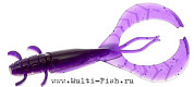 Приманка силиконовая FLAGMAN Рак FL Craw 3,5" #0531 Violet/Pearl White 8,8см 4шт
