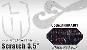 Силиконовая приманка HERAKLES SCRATCH Jr. 3.5" (Black Red Flk)