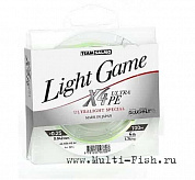 Леска плетеная Team Salmo LIGHT GAME Fine Green X4 100м, 0,04мм