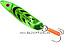 Блесна колеблющаяся MEPPS Syclops Platium №3, 26гр., цвет AG/green