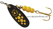 Блесна вращающаяся MEPPS Black Fury Jaune №4, 8гр., цвет NR