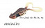 Приманка силиконовая DAIWA KIKKER CURLY DARK AKAGAERU