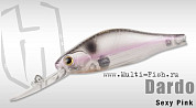 Воблер HERAKLES DARDO (Sexy Pink) crankbait,плавающий ,10,5гр/70мм до 2,0м