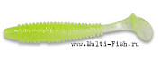 Силиконовая приманка HERAKLES VIBER SHAD 3'' (Ghost Chartreuse)