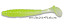 Силиконовая приманка HERAKLES VIBER SHAD 3'' (Ghost Chartreuse)