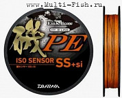 Шнур плетеный PE DAIWA ISO SENSOR SS+SI 150м, 0,128мм, #0.6