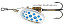 Блесна вращающаяся MEPPS Comet №1, 3,5гр., цвет AG/blue