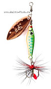 Блесна вращающаяся Lucky John TRIAN BLADE LONG 06.0г 005 в блистере