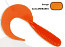 Силиконовая приманка HERAKLES SICKLE GRUB 3.5cm (Orange) 10pcs