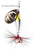 Блесна вращающаяся Lucky John TRIAN BLADE ROUND 06.0г 004 в блистере