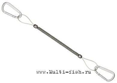 Страховочный тросик DAIICHISEIKO - SAFETY ROPE 1515 SLV 15см