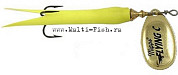 Блесна вращающаяся MEPPS Aglia Flying 10гр., цвет OR/chartreuse