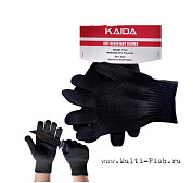 Перчатки KAIDA, устойчивые к порезам 1 пара, черные