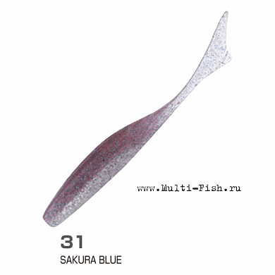 Слаг OWNER JR Minnow JRM-88 3,5" #31 Sakura Blue 8,8см, 8шт.