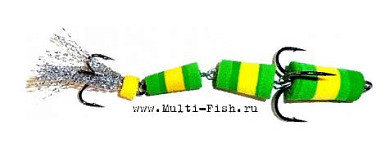 Приманка джиговая ФЛАЖОК 15 зел./жел./зел.